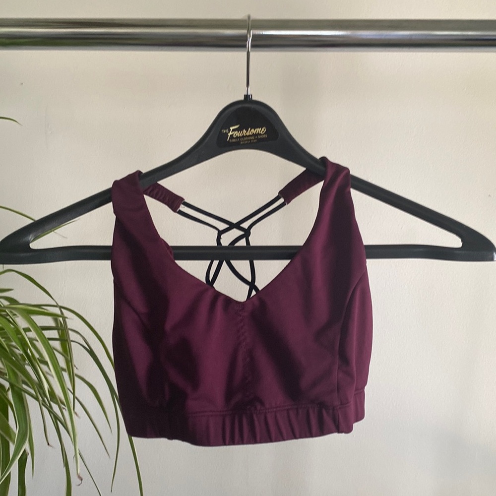 Purple Sports Bra